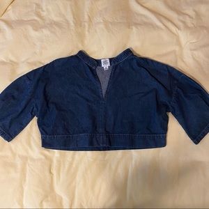 BDG Cropped Denim Top